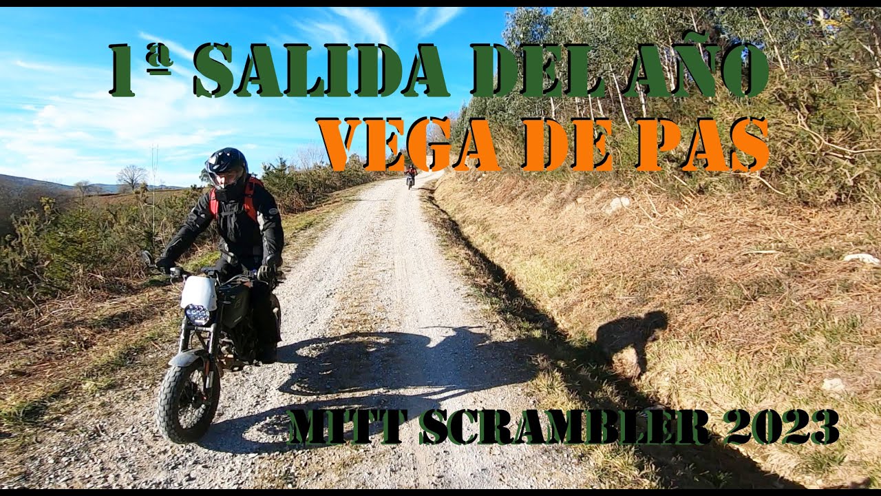 1ª Ruta del año con las Mitt Scrambler de 125cc Motovlog por Cantabria