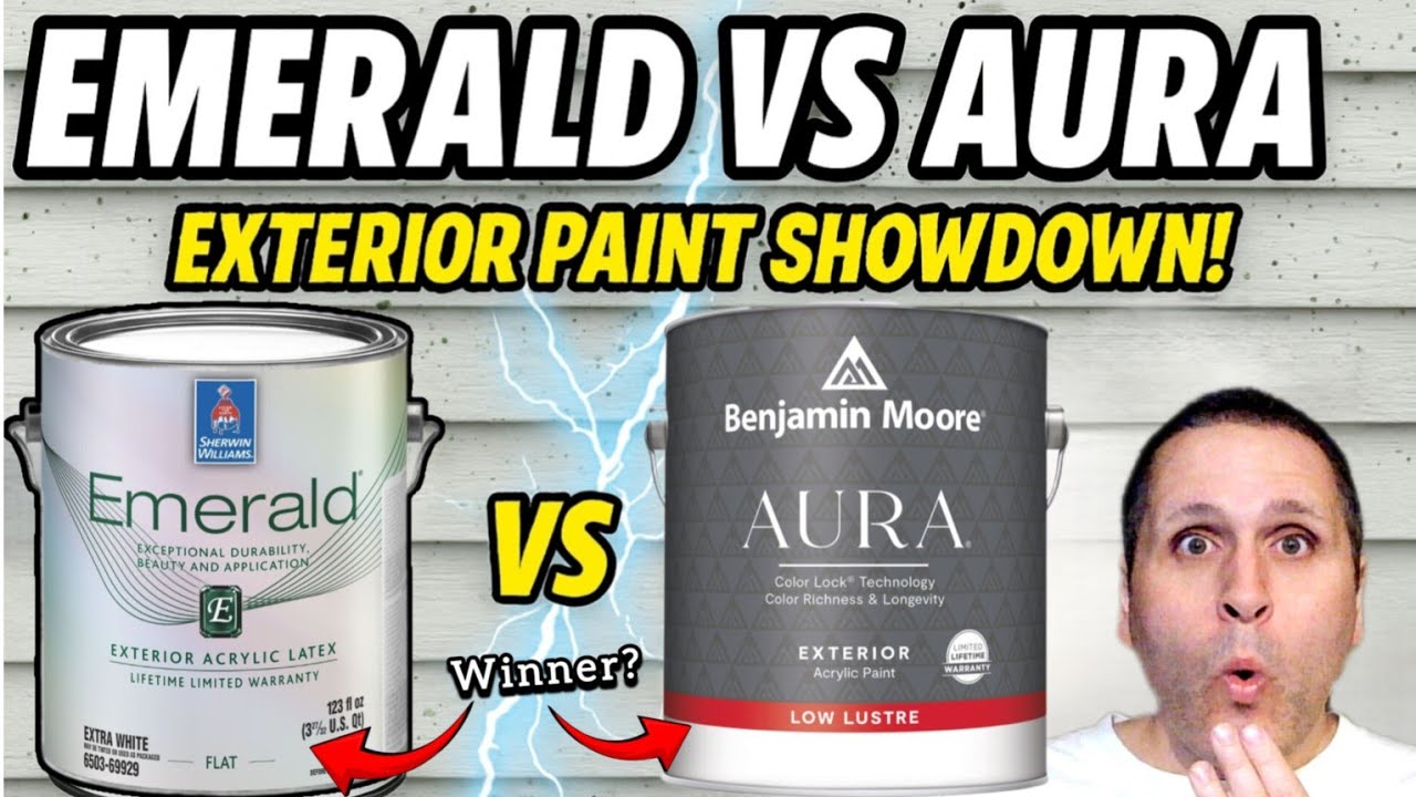 Premium Exterior Paint Battle: Emerald vs. Aura Review!
