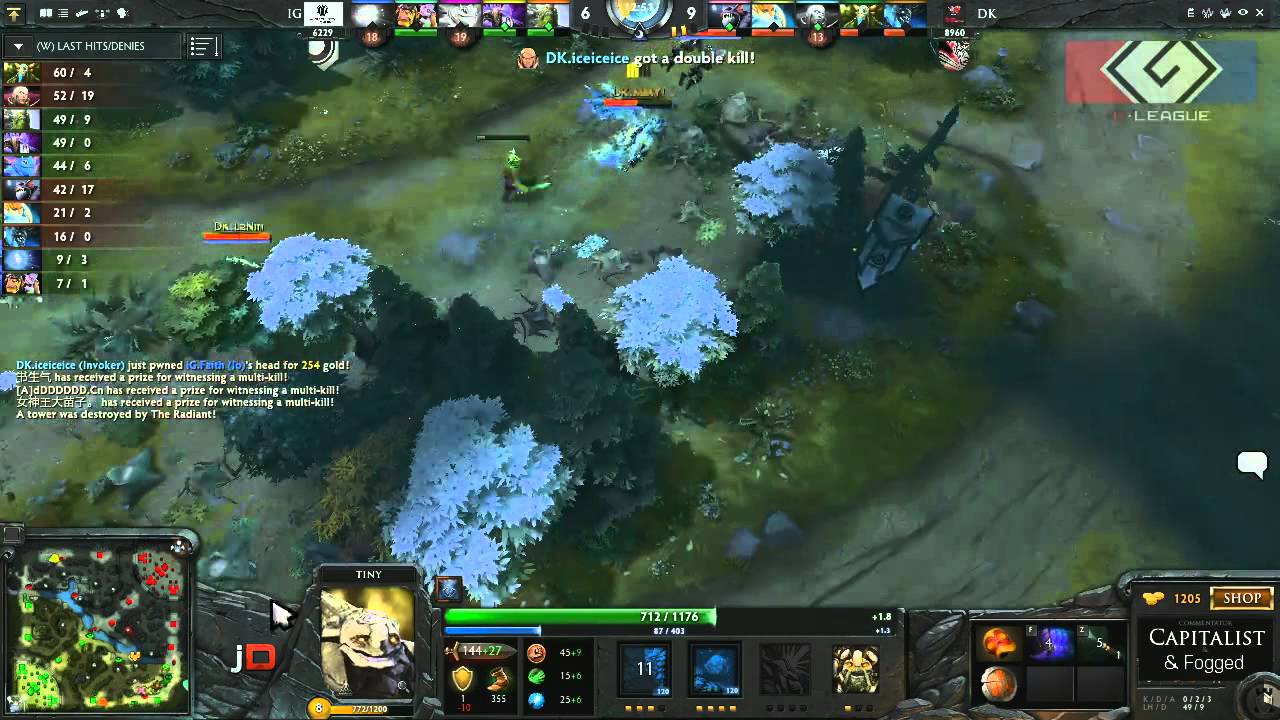 Invictus Gaming vs DK Game 3 - G-League Grand Final DOTA 2 - The Capitalist & Fogged