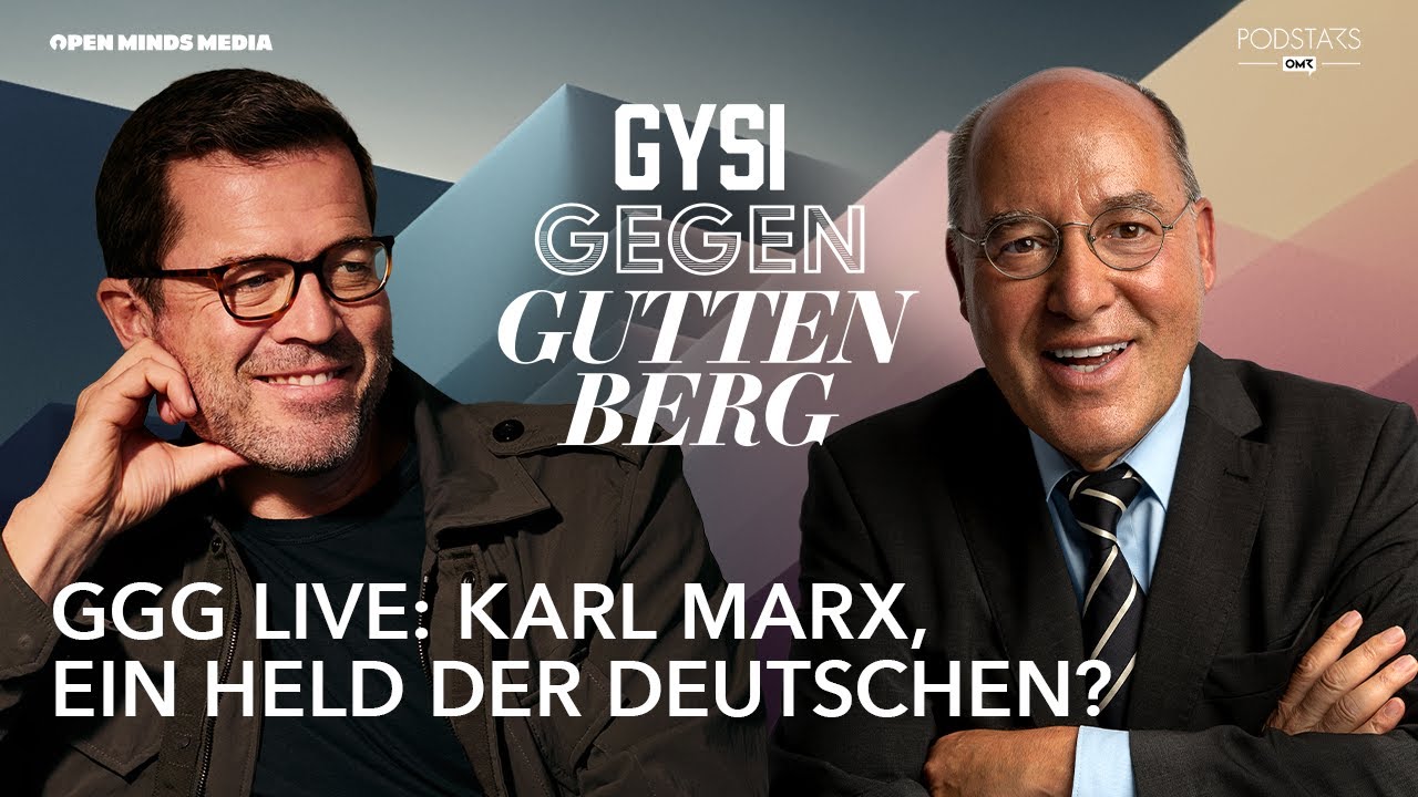 Live: Karl Marx, ein Held der Deutschen? | Gysi gegen Guttenberg