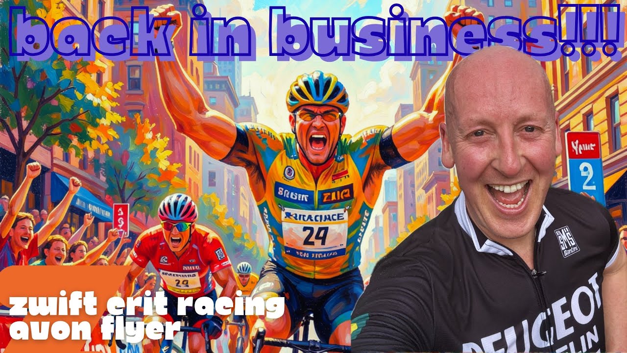 Zwift Racing: Strong return, back in business! Zwift Crit Race : Avon Flyer Boom over 503 ZRS!!