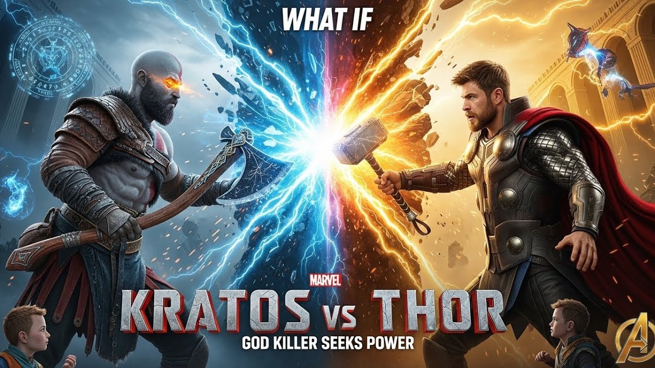 Kratos Vs Thor (God of Thunder)