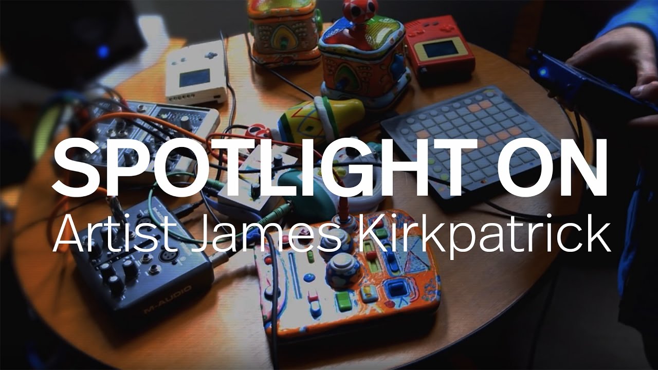 James Kirkpatrick Circuit-Bends Old Kids' Toys to Make Noise