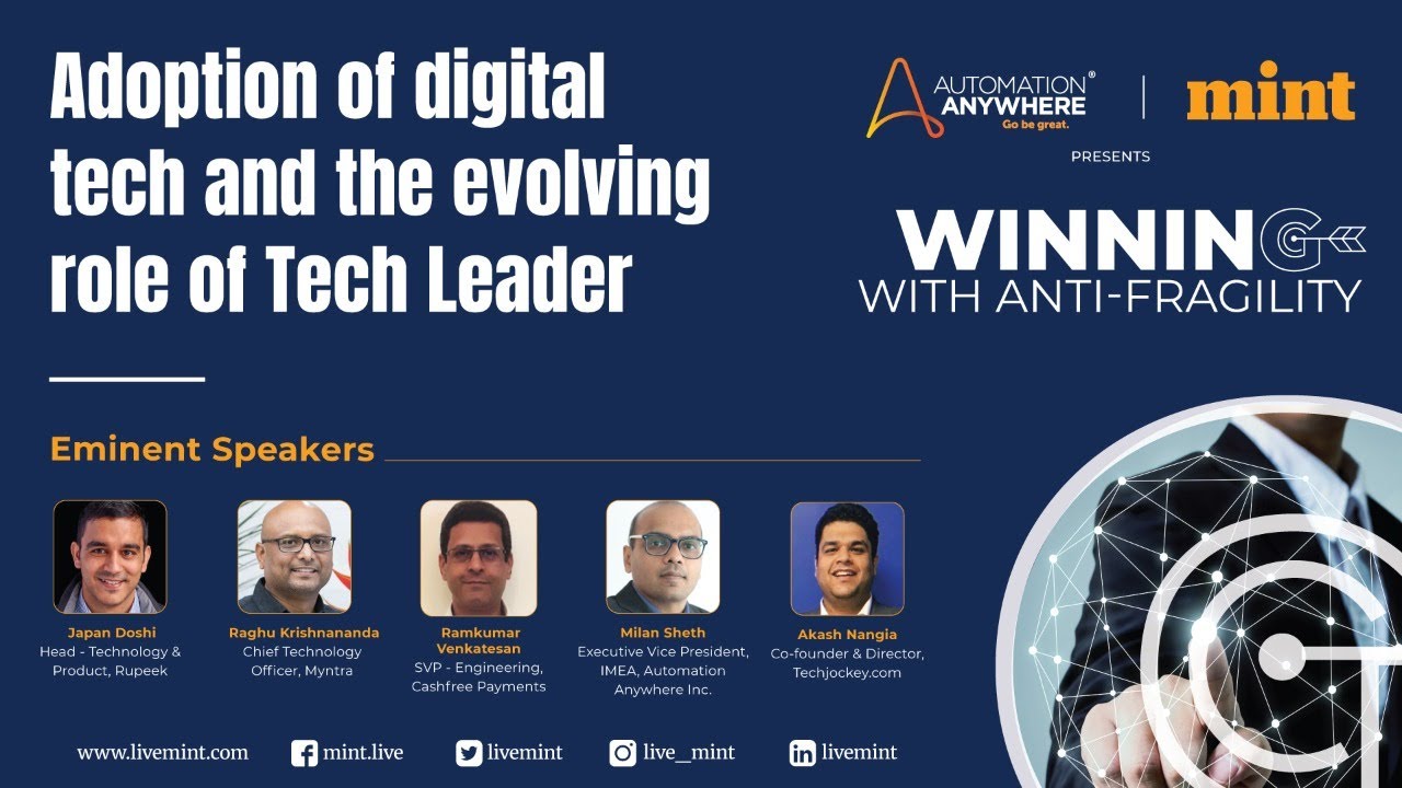 Adoption of Digital Tech and the evolving role of tech leader
