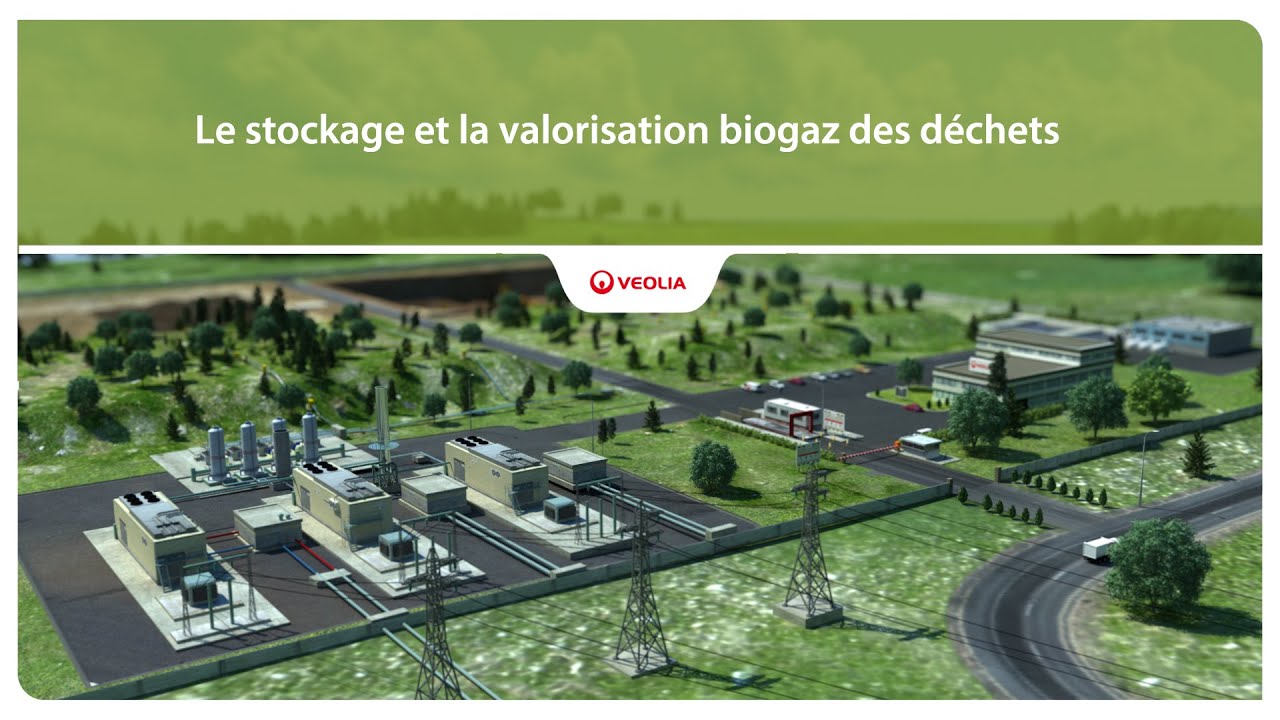 Le stockage et la valorisation biogaz des déchets | Veolia