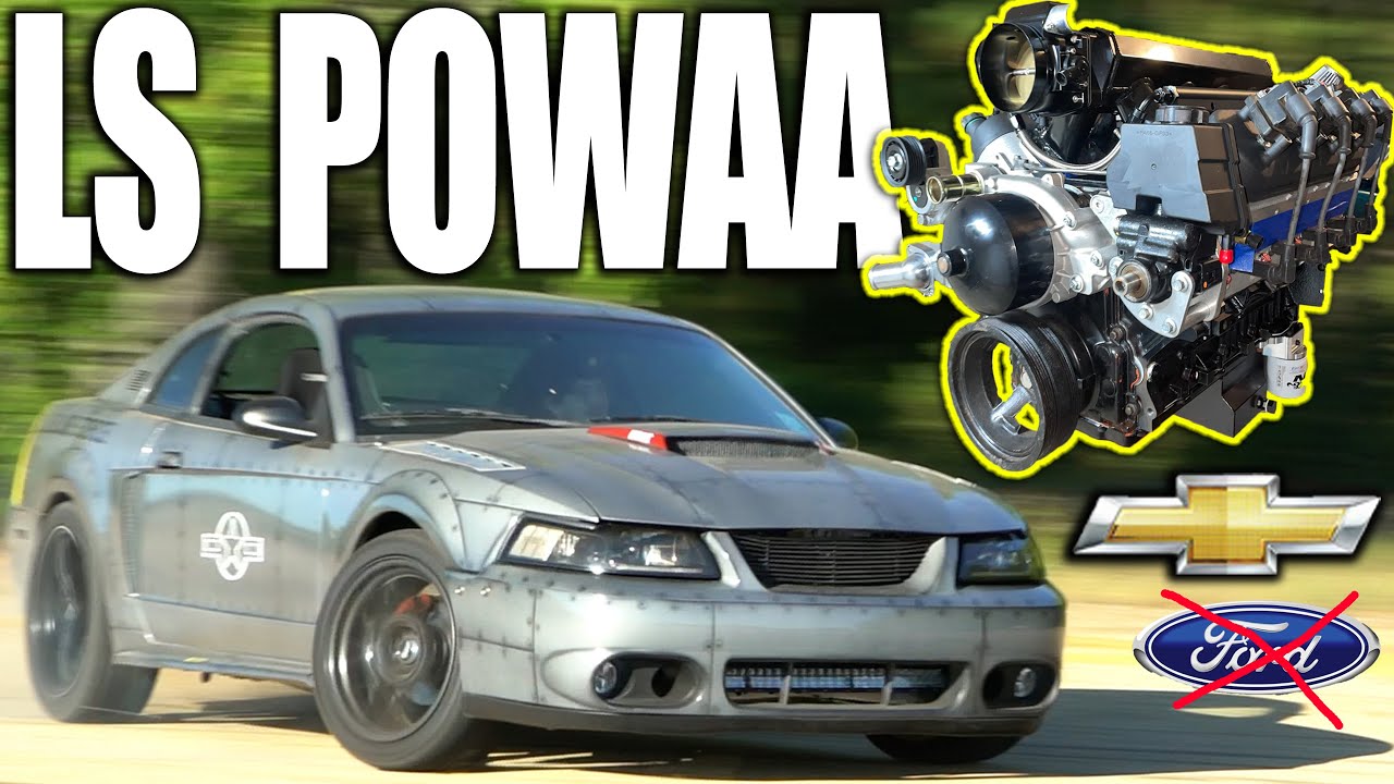 Установлю двигатель CRATE мощностью 550 л.с. в свою машину! ПРОЕКТ LS Swap 99-04 Mustang DRIFT CA...