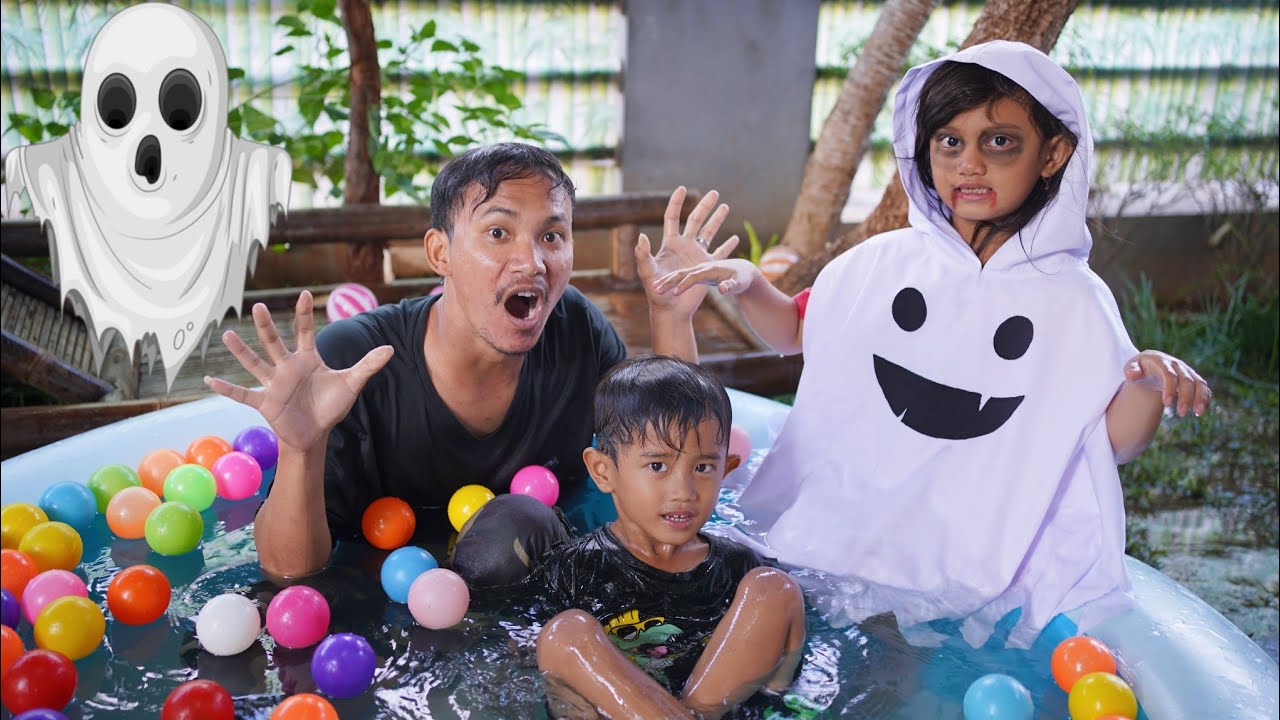 ALI BERENANG DIKOLAM KARET DI PRANK SALSA 😅 | Ali vlog