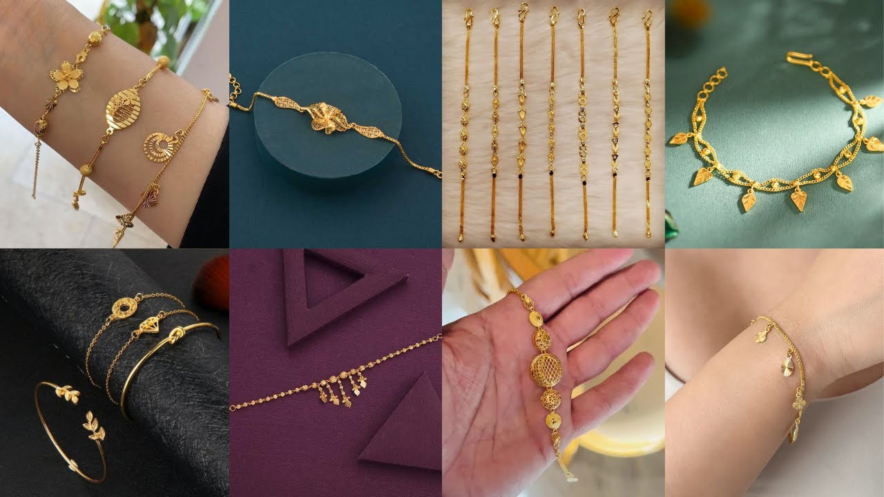 Lightweight Gold Bracelets Designs 2026/Gold bracelet for women/Daily wear gold bracelets Designs