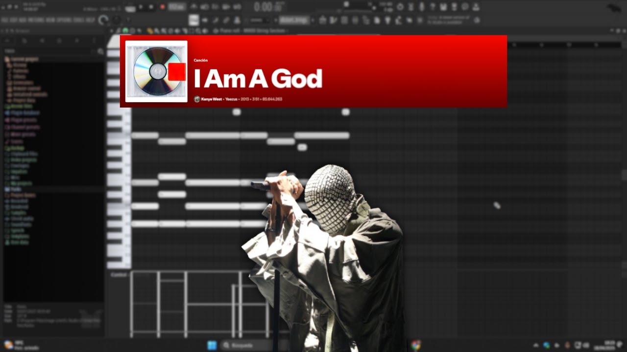 How I AM A GOD by KANYE WEST was made 99% ACCURATE (FLP IN THE DESCRIPTION)