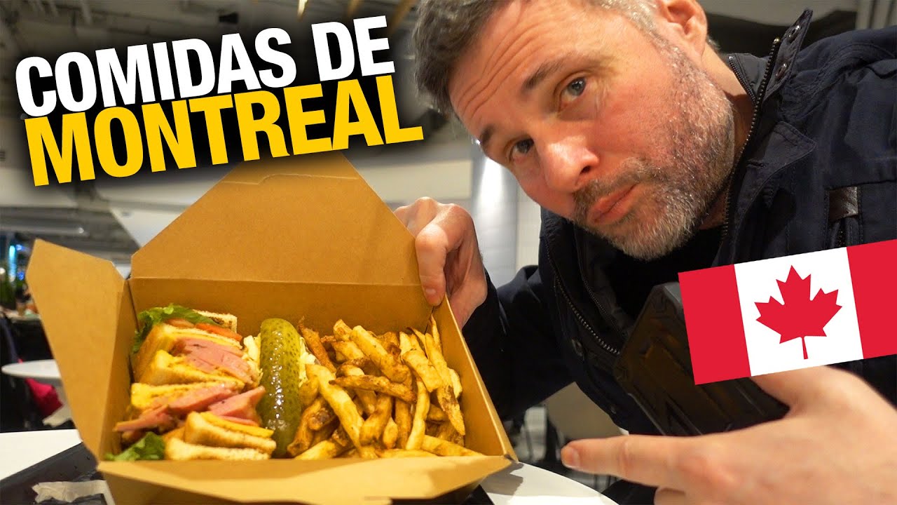 Provando Comidas Típicas de Montreal em Quebec no Canadá 🇨🇦