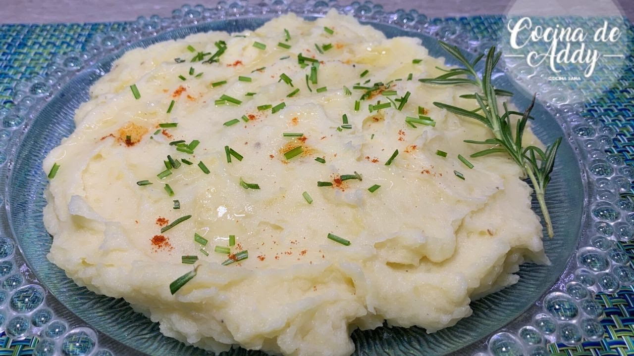 Increíble PURÉ DE PAPA CREMOSO Sin Mantequilla y crema (ingrediente secreto) |Cocina de Addy