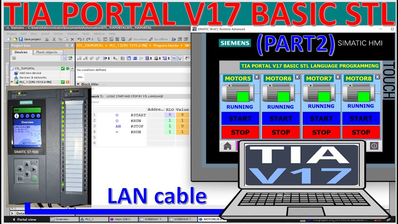 TIA PORTAL V17 basic STL programming part2
