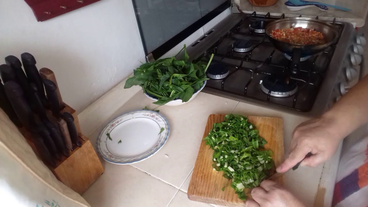 Espinacas y acelgas a la mexicana