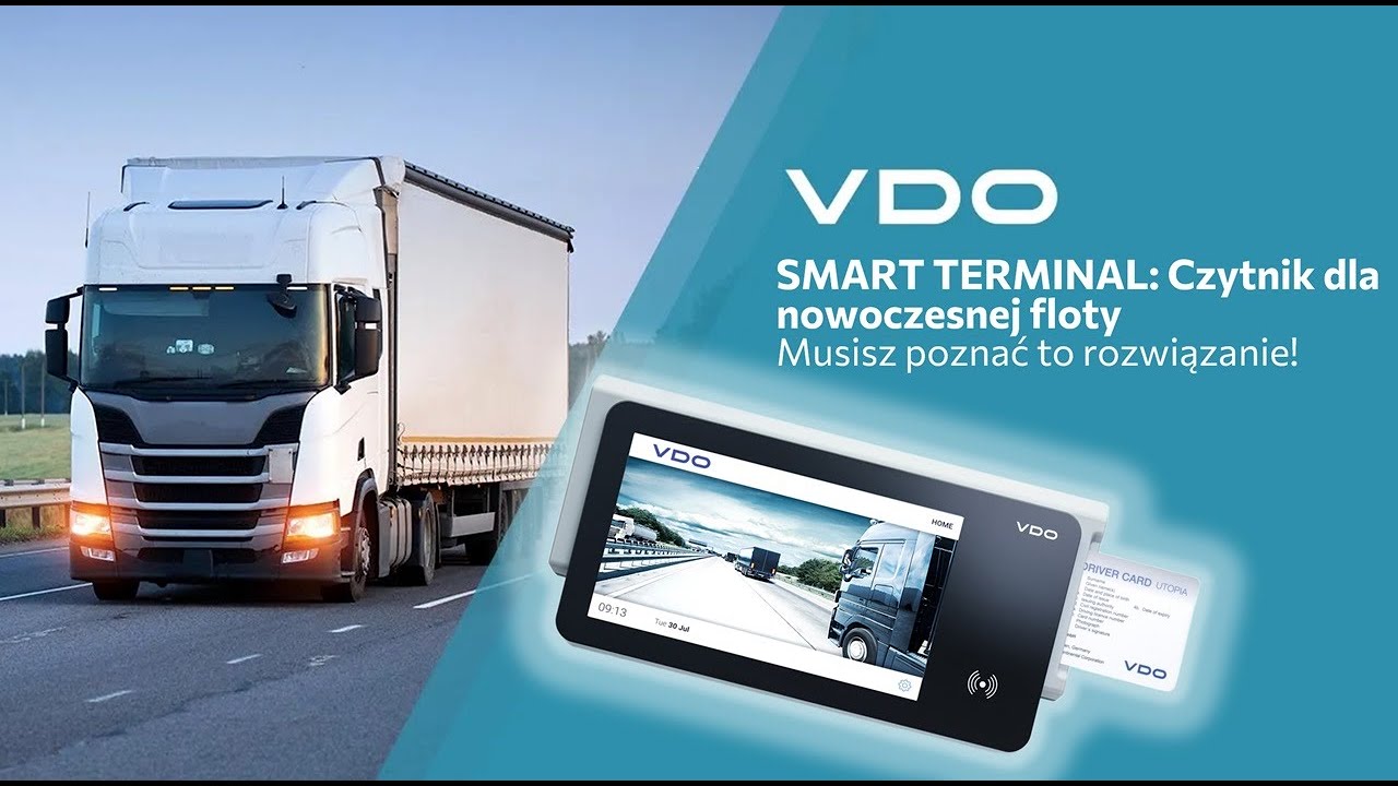 VDO Smart Terminal- czytnik kart kierowców niezbędny w każdej flocie