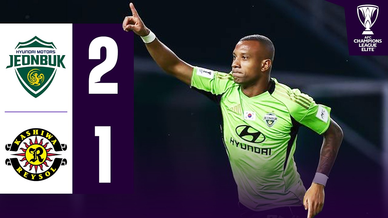 Jeonbuk Hyundai Motors 🇰🇷 vs Kashiwa Reysol 🇯🇵 | Highlights ACL Elite&trade;