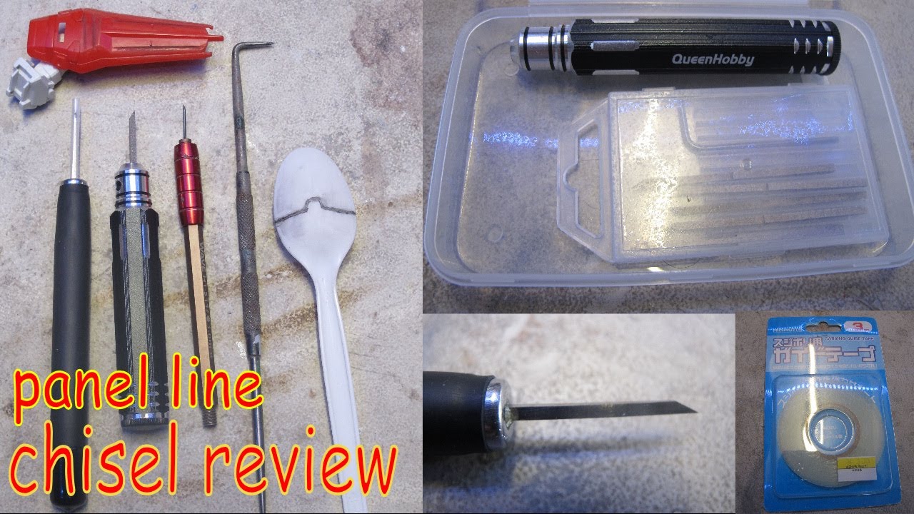 model kit workshop 169: budget panel line chisel review