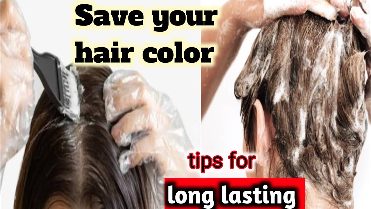 How to save your hair color | hair color long lasting tips | medium brown hair color #haircolor 