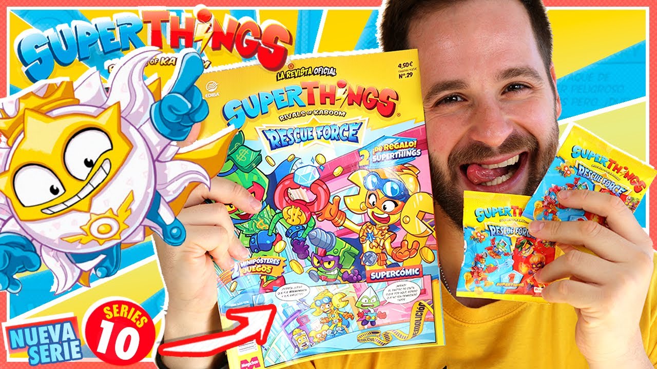 SuperThings Rescue Force UNBOXING REVISTA 29 CON 2 SOBRES SORPRESA en Pe Toys