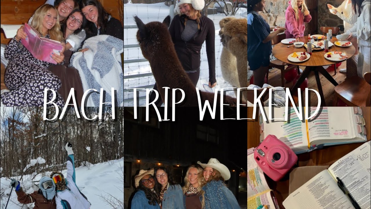 BACH TRIP!!! 1 bride, 4 bridesmaids, on a Michigan weekend trip!!! 🎿💍🤍❄️!!!