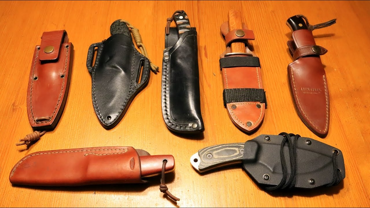 Sedm krátkých pevných EDC. Seven short EDC. CRKT Onion Skinner, J. Kotěra Skinner, Nieto Trapper...