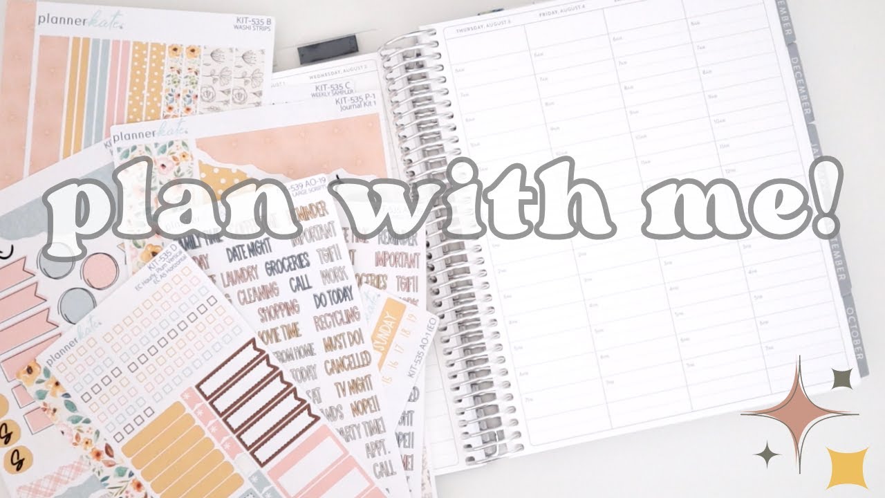 PLAN WITH ME! | Erin Condren Life Planner