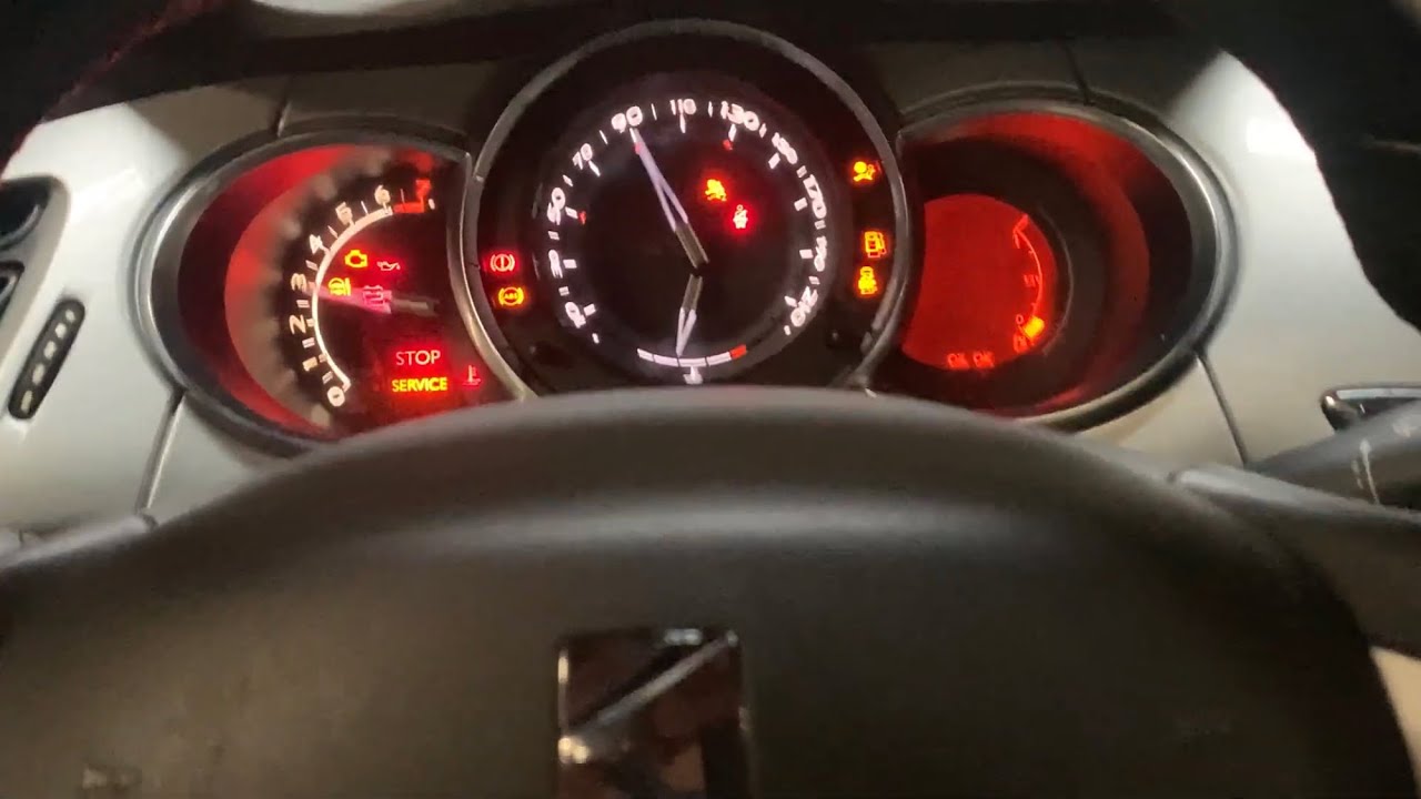 Citroen DS3 service reset