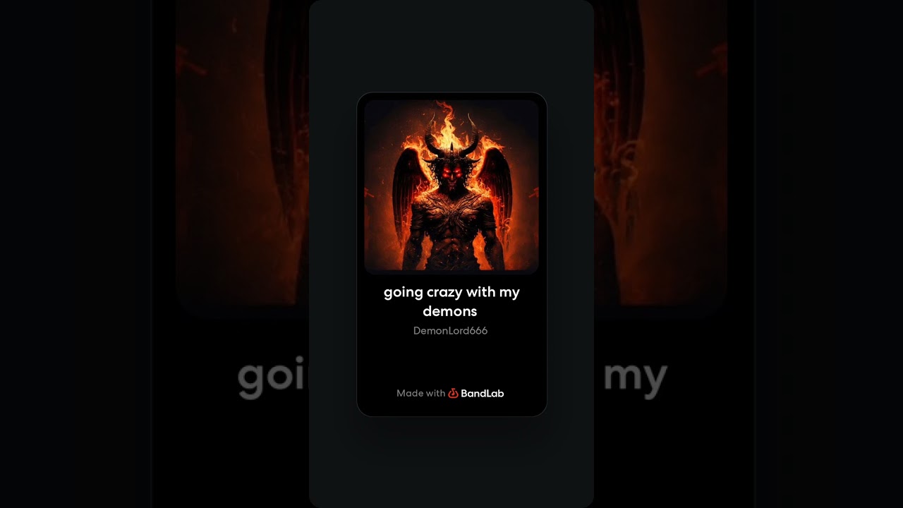 Going crazy with my Demons 
