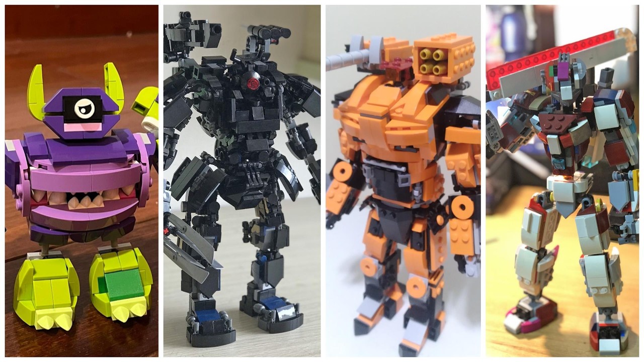 Более 200 крутых роботов LEGO, созданных зрителями