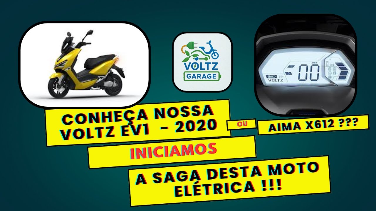 Conheça Nossa Voltz / AIMA - EV1 / X612 - Moto Elétrica de 2000W