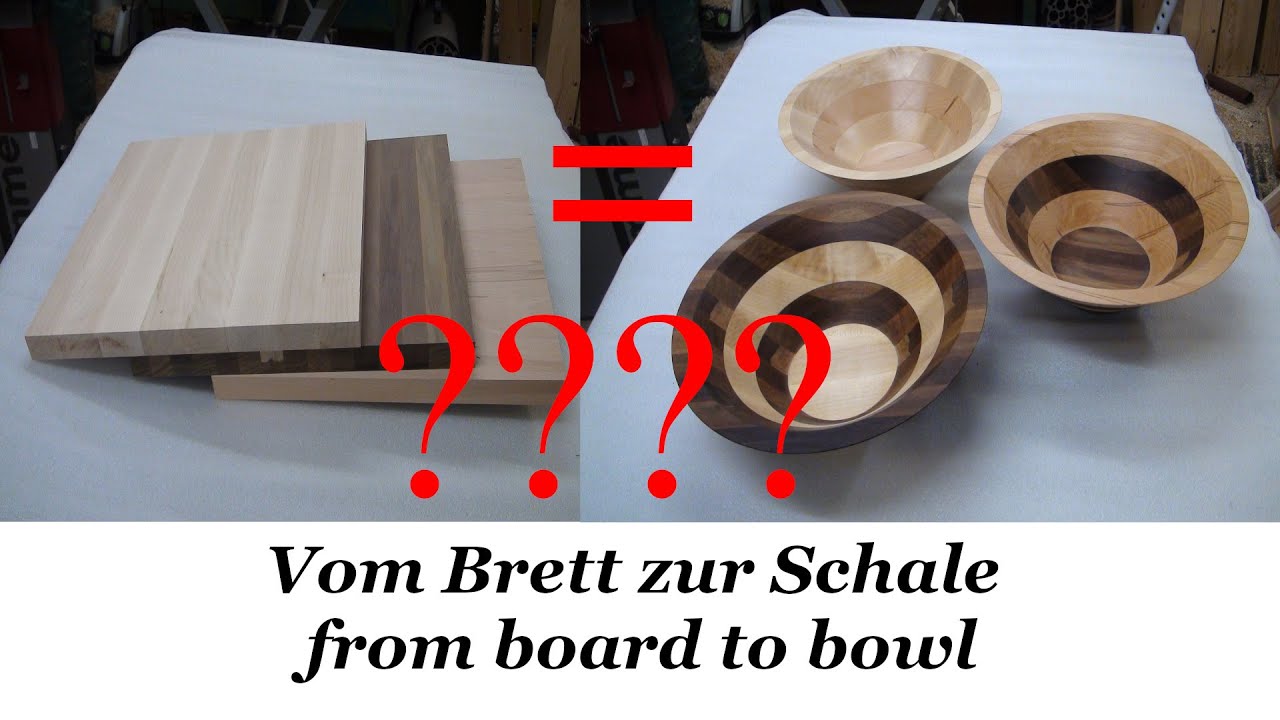 Vom Brett zur Schale - from board to bowl