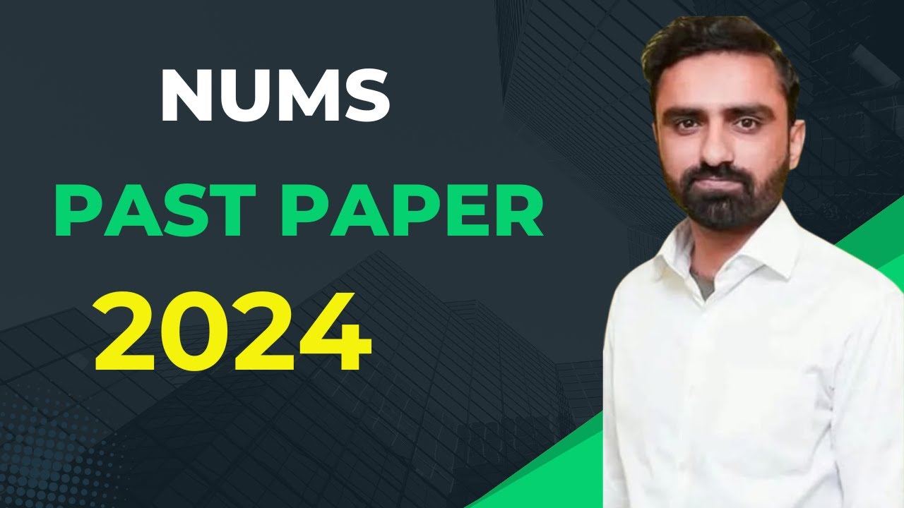 NUMS English Past Paper- 2024