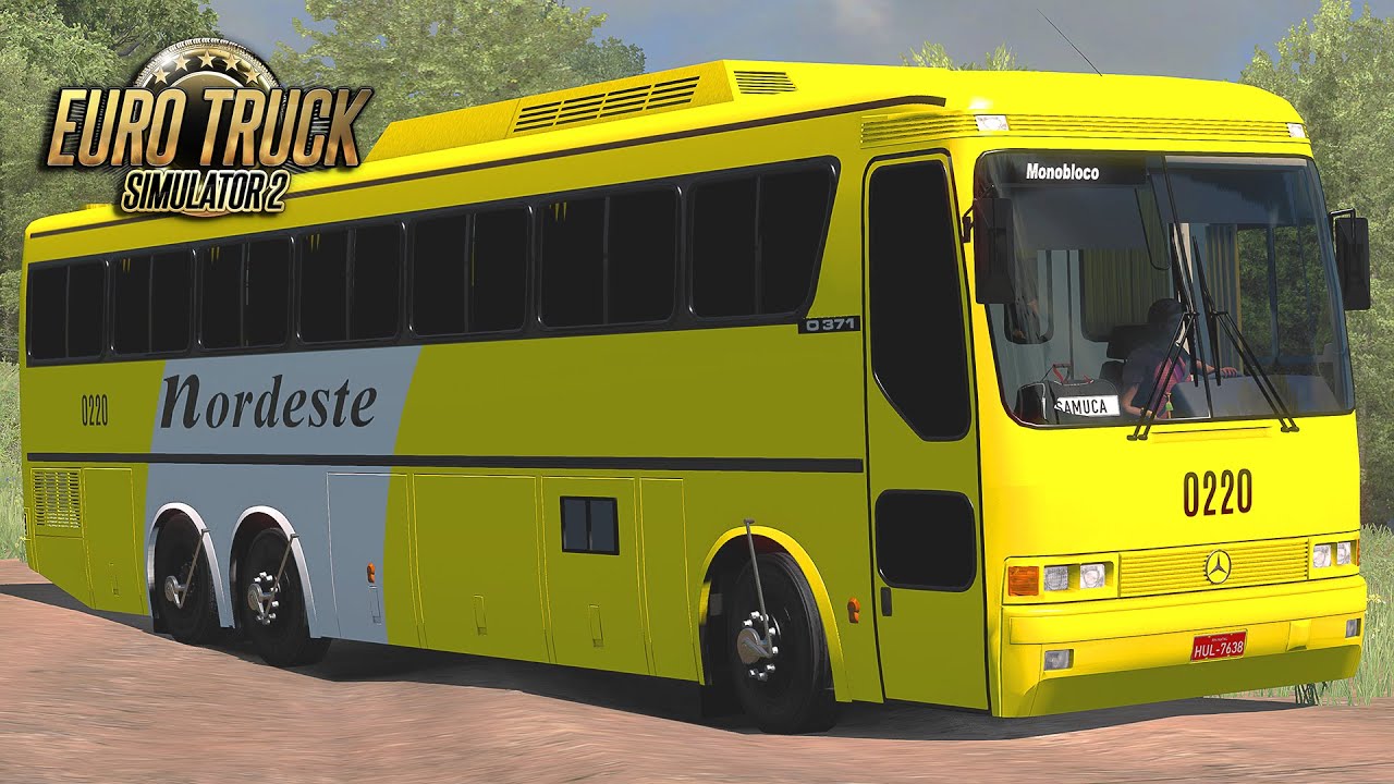 Ônibus Monobloco O371 da NORDESTE no Euro Truck 2