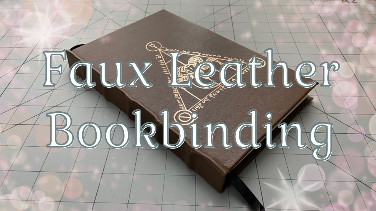 Faux Leather Bookbinding - Relaxing Case Binding