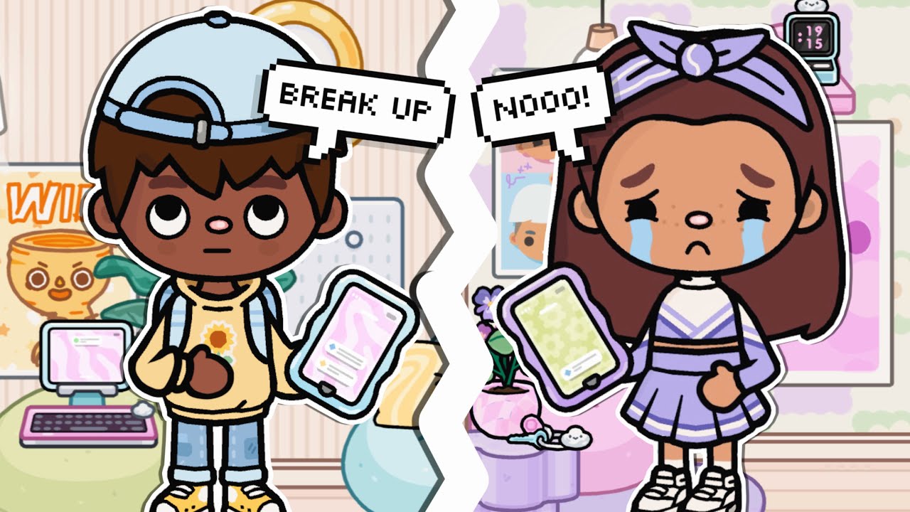 THE BREAKUP?! 😬😭 || *WITH VOICE* 🎙️|| Toca Boca TikTok Roleplay 🩵🌈