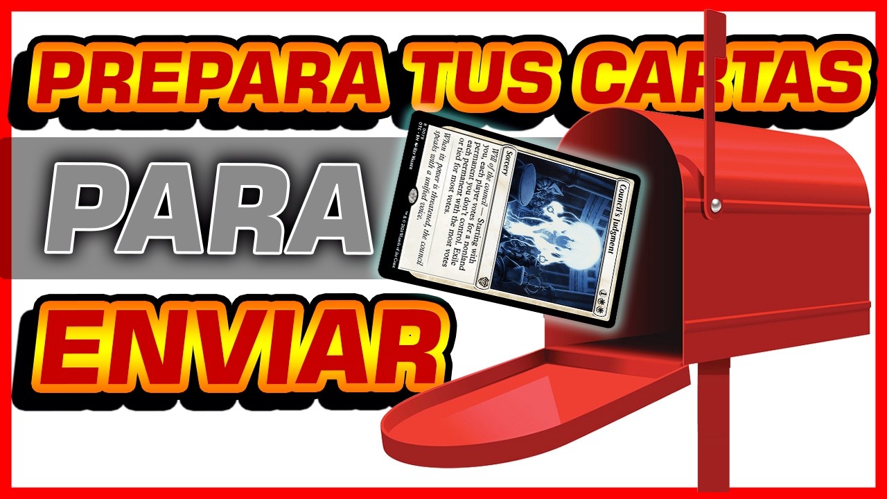 Empaca CARTAS para envío en 5 MIN— SEGURO y BARATO