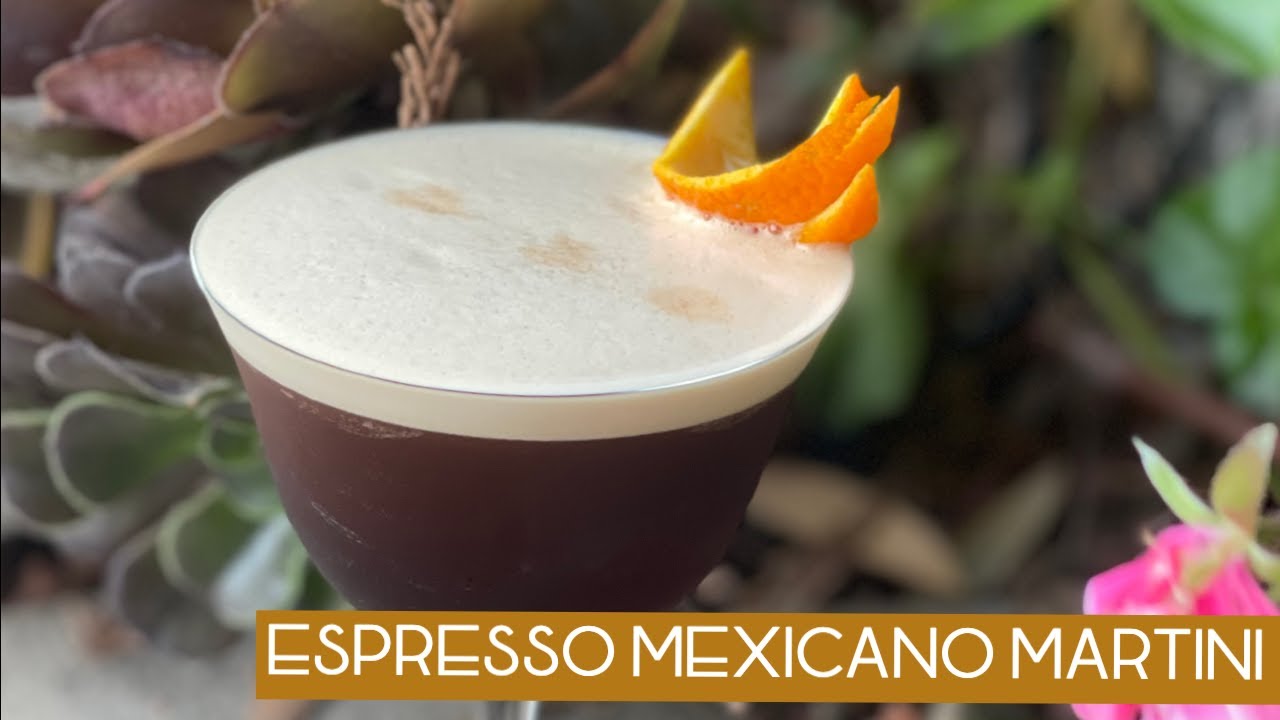 COFFEE MEXICANO MARTINI || Espresso Martini recipe with tequila