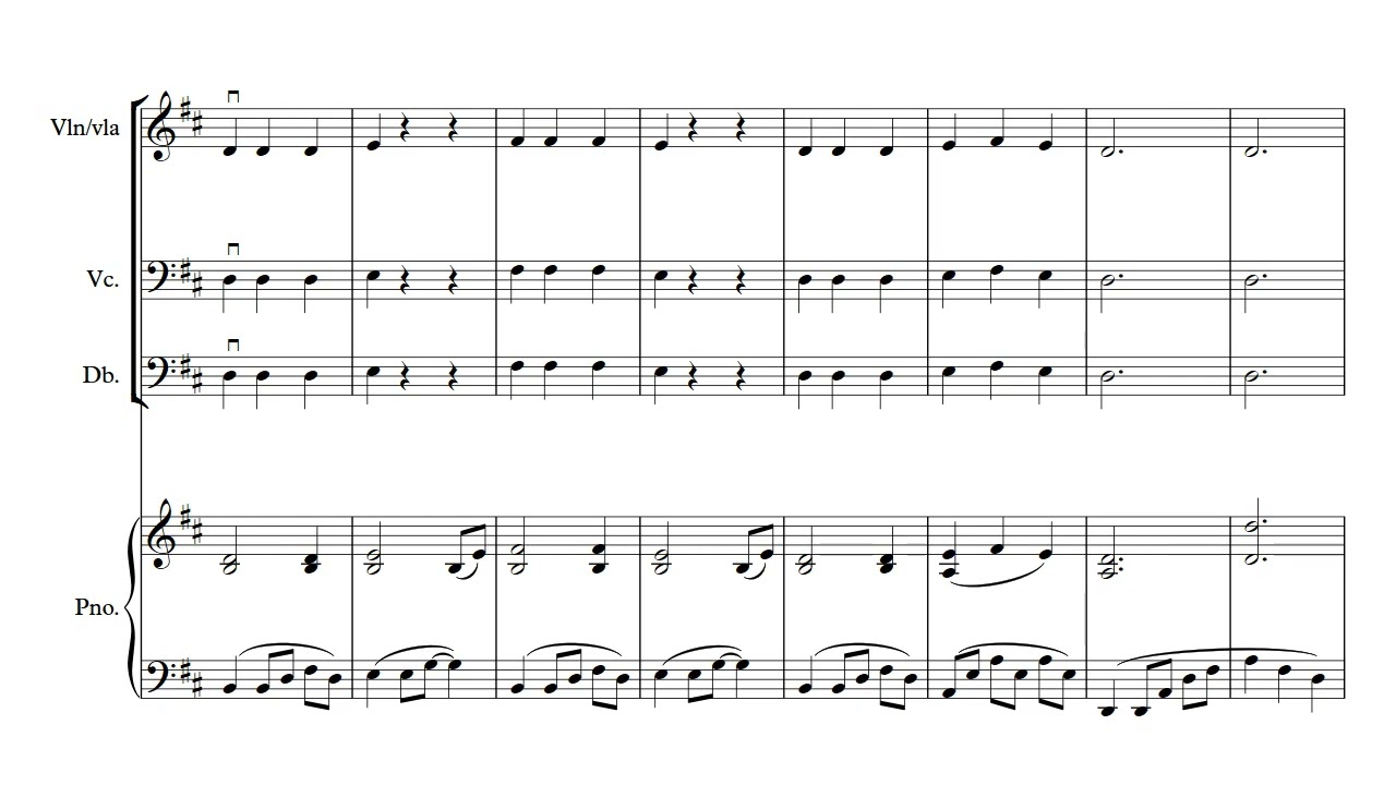 Trio of Tunes for Beginner String Orchestra- Setting Out, Mystic Forest and Heroic Finale