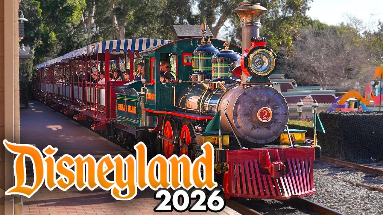 Disneyland Railroad 2026 - Disneyland Train Ride [4K60 POV]