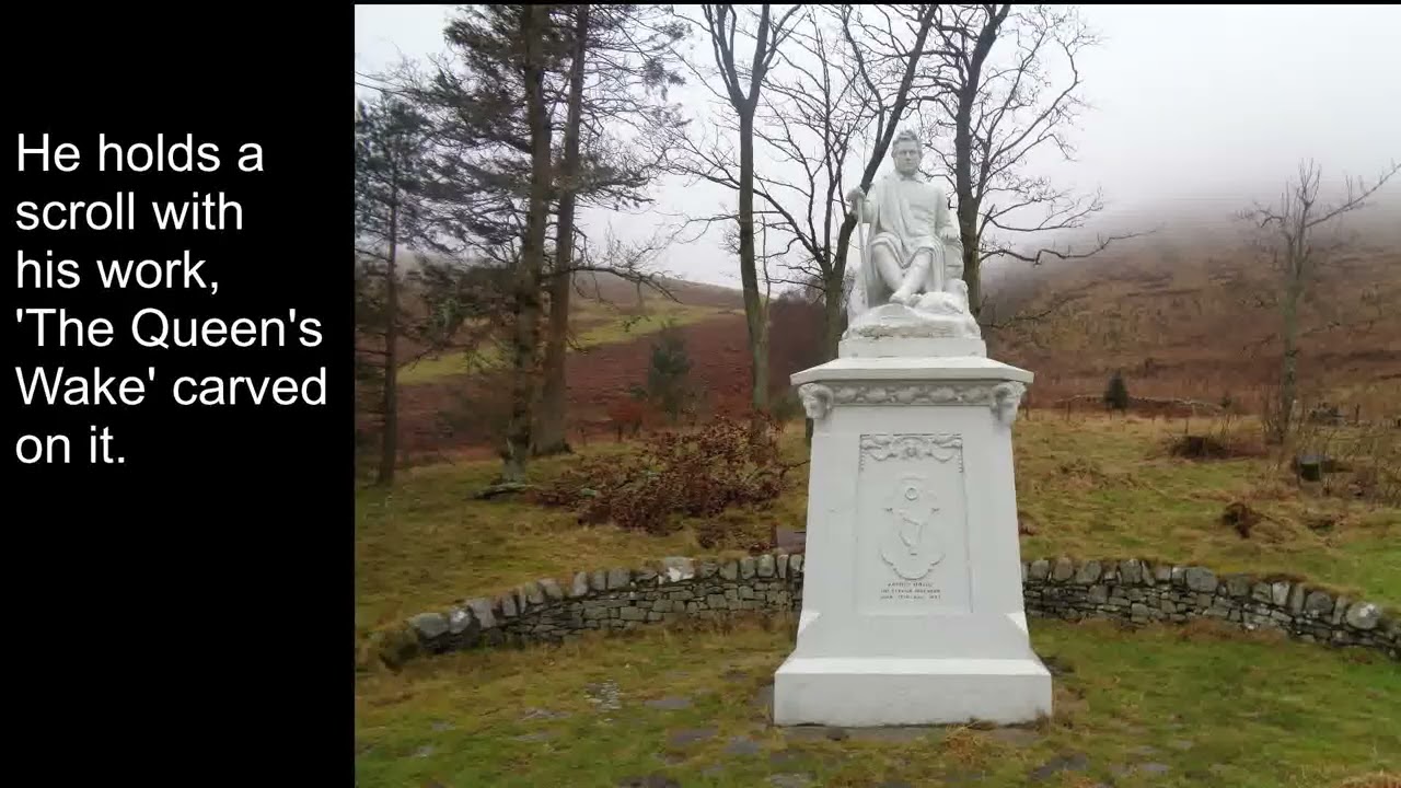 The James Hogg 'Ettrick Shepherd' Statue, Yarrow Valley, St Mary's Loch