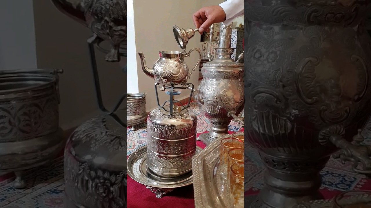 كويس اتاي بعقلو 👌 طريقة تحضير اتاي شعرة  #نكهة_مغربية #اتاي_مغربي