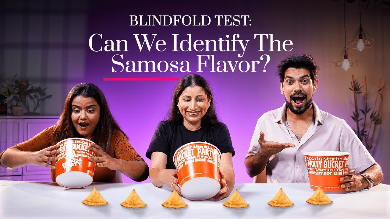 Blindfold Test: Can We Identify The Samosa Flavour? | PopxoDaily | Popxo Game ON!