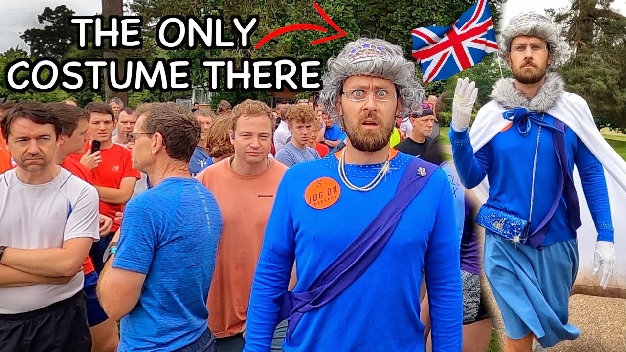 I ran parkrun as the Queen for Platinum Jubilee - Tunbridge Wells