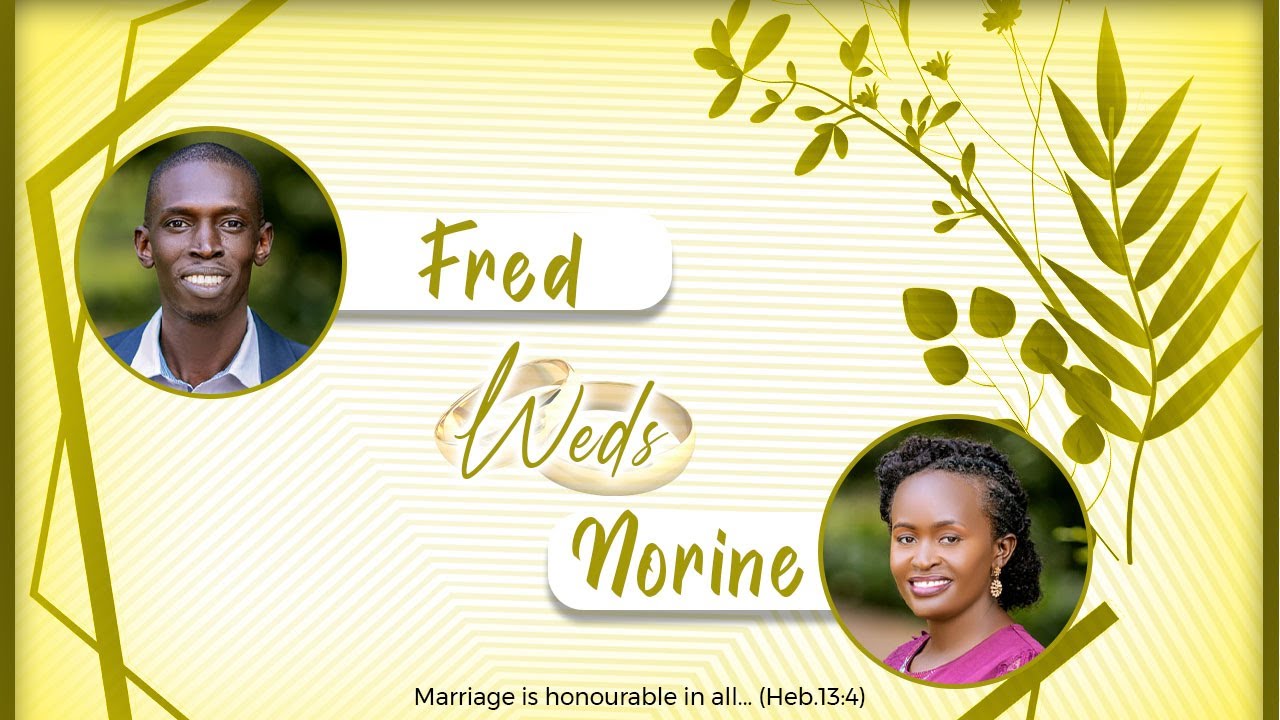 FRED WEDS NORINE | 24th/January/2026 | Pastor David Omongole | Christos Rhema Church