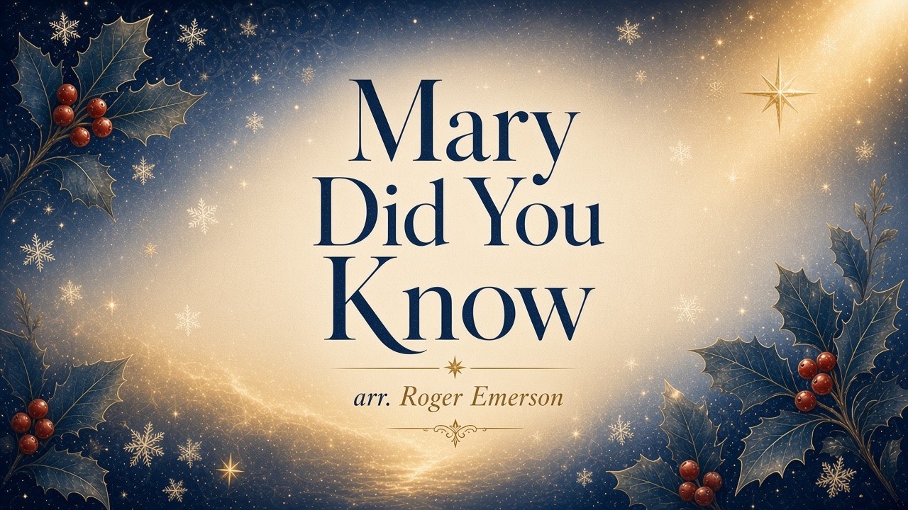 Mary Did You Know (SAB) - Alto - arr. Roger Emerson
