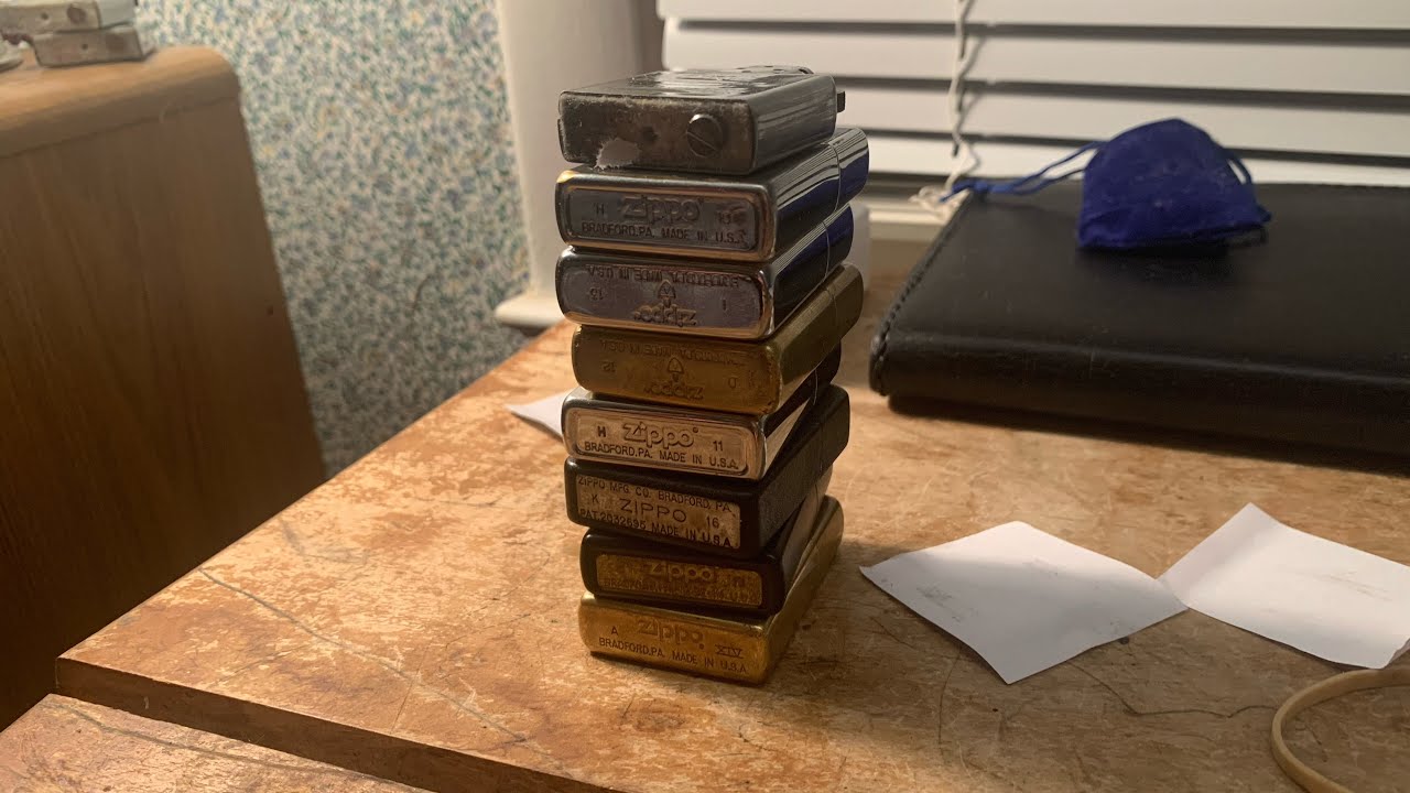 Зажигалки Zippo вернулись из ремонта.