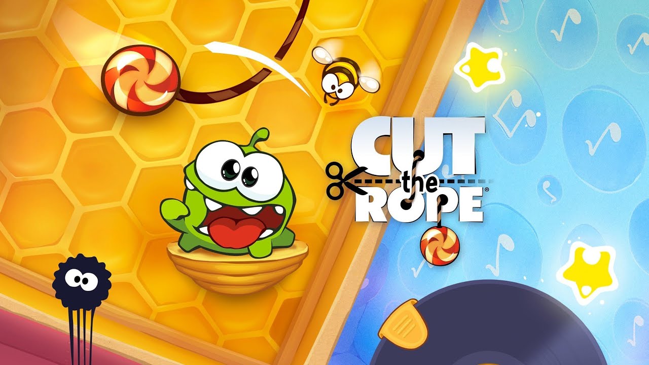 Cut the rope game _ bees helped mode android 🐝 