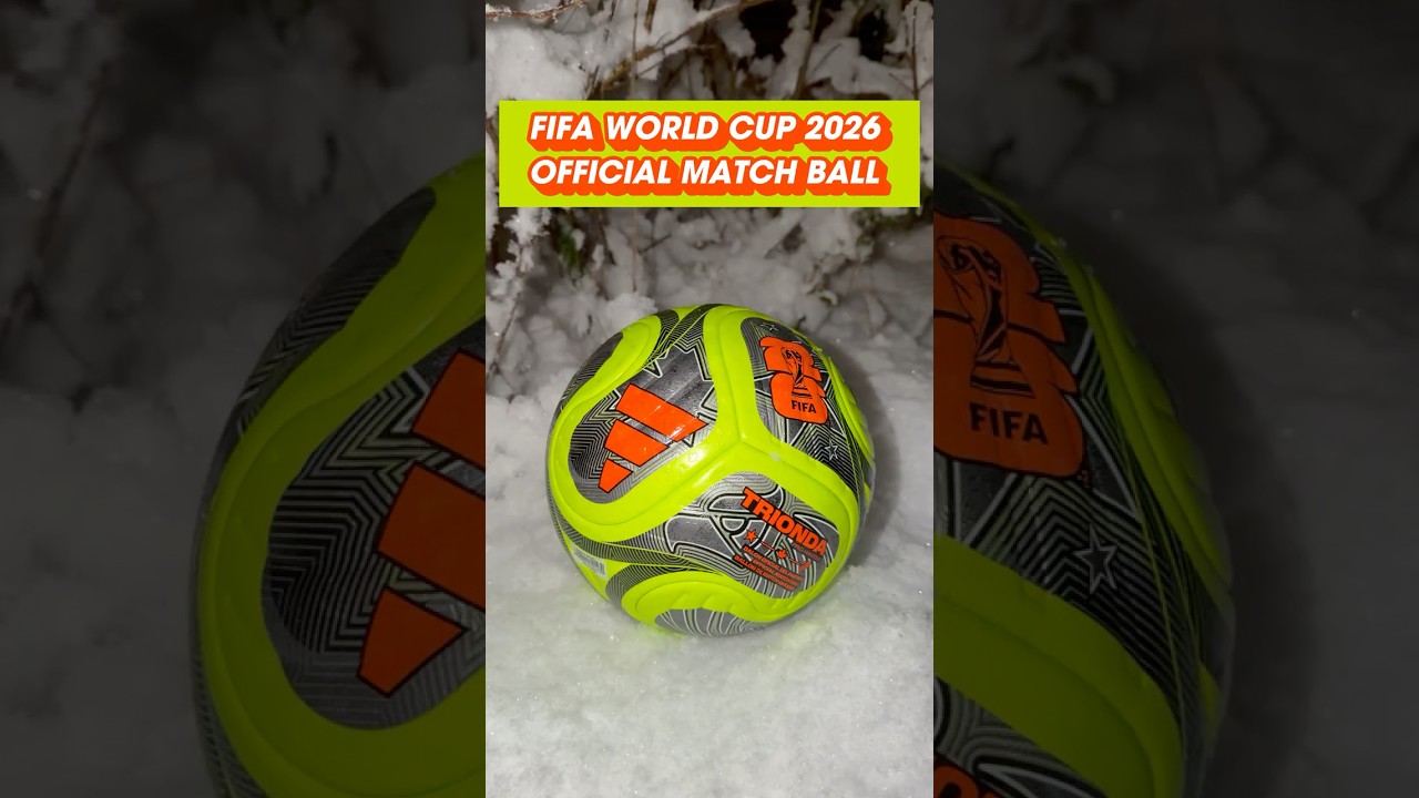 Trionda FIFA World Cup 2026 Official Match Ball Winter Pro - USA, Canada, Mexico - JD8023