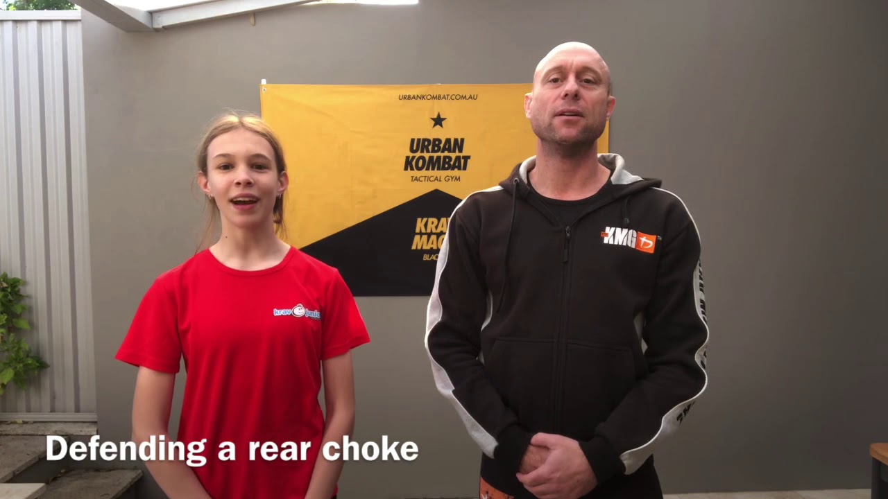 Rear choke defence | KRAV MAGA