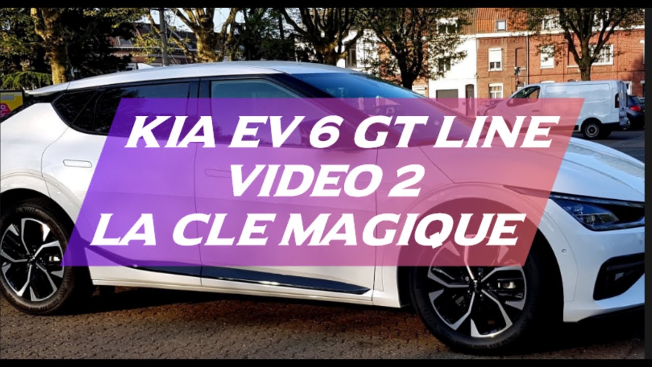 KIA EV6 GT LINE toutes les utilités de la clé!