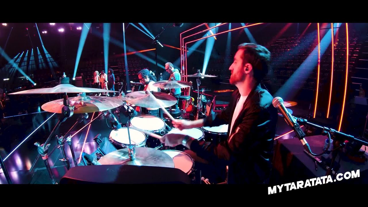 Répétitions avec Pierre Lucbert (Batteur ) Pascal Obispo 